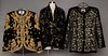 THREE COCKTAIL/EVENING JACKETS, LATE 20TH C