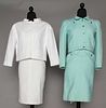 TWO COURREGES SKIRT SUITS, 1980-1990s