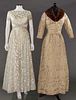 TWO LAME BROCADE GOWNS, 1960s