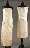 TWO SILVER/GOLD LAME EVENING GOWNS, 1912-1920s
