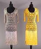 TWO CROCHET DAY DRESSES, c. 1930s