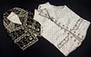 TWO GENTS' EMBROIDERED WAISTCOATS, c. 1800