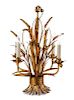 Frederick Cooper Style Gilt Tole Wheat Chandelier