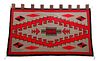 Fine and Large Navajo Woven Wool Rug