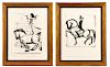 Group of 2 Kurt Steinel Lithographs, Signed