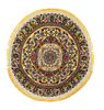 Persian Wool & Silk Tabriz Rug, 4’9’’ x 5’