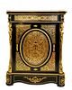 19th C. Louis XVI Boulle Bronze Cabinet