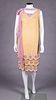 YELLOW BEADED PARTY DRESS, 1920s