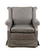 Dunbar Tweed Upholstered Armchair, Attr. Wormley