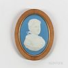 Wedgwood Solid Jasper Portrait Plaque of the Queen of Holland