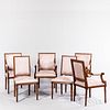 Six Custom Louis XVI-style Chairs