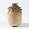 Alvin Pine "Thorns" Studio Pottery Vase