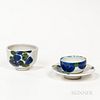 Gerry Williams Studio Pottery Teacup and Saucer and a Bowl