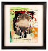Radcliffe Bailey 1997 Mixed Media Painting w/Photo
