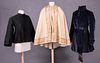 THREE LADIES OUTER GARMENTS, AMERICA, 1880-1910s
