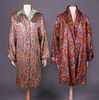 TWO LAMÃ‰ EVENING COATS, EARLY 1920s