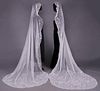 TWO OVAL EMBROIDERED OR TAPE LACE VEILS, 1890-1920