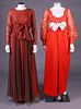 TWO GEOFFREY BEENE EVENING GOWNS, NEW YORK, 1970-1980s