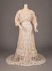 MIXED LACE TEA GOWN, c. 1905