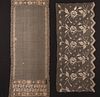 ONE MIXED LACE SHAWL & ONE FILET LACE VALANCE, 19TH C