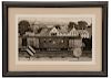 Armin Landeck "The Siding" Signed Drypoint Etching