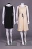 TWO DESIGNER DRESSES, 1960s