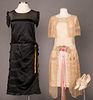 TWO PARTY DRESSES & ONE PAIR WEDDING SHOES, NEW YORK,