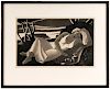 Doel Reed "Rest" Pencil Signed (AAA Print)