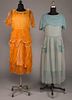 TWO SUMMER DRESSES, 1910-1920