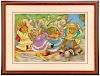 Jean Charlot, "Toy Fiesta", Signed Lithograph