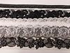 BEADED & SEQUINED LACE TRIM YARDAGE, 20TH C