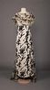 CALLIGRAPHY PRINT EVENING GOWN, c 1960