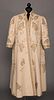 GOLD EMBROIDERED CASHMERE EVENING COAT, mid 20TH C.