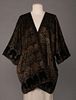 FORTUNY STENCILLED EVENING COAT, ITALY, 1920s