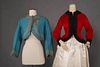 TWO FIGARO JACKETS, 1870s