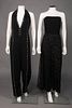TWO TRIGERE EVENING JUMPSUITS, AMERICA, 1970s