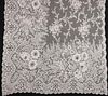 PAIR TAMBOUR LACE CURTAINS, EARLY 20TH C