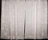 GROUP OF TAMBOUR EMBROIDERED CURTAINS & CAFÃ‰ CURTAINS