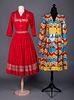 TWO COTTON DRESSES, 1950s & 21st C