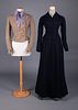 TWO LADIES TAILORED WOOL GARMENTS, 1890s