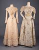 ONE TEA & ONE EVENING GOWN, 1890-1900