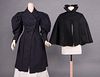 TWO LADIES WOOL OUTER GARMENTS, MID 1890s