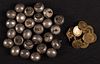 TWO SETS MILITARY BUTTONS, 1770s & MID 19TH C