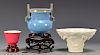 3 Chinese Porcelain Items, Cups & Vase
