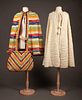 TWO CHENILLE BEACH CAPES, 1930s