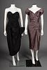 TWO CHRISTIAN DIOR EVENING DRESSES, LATE 20TH C