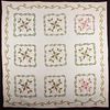 VARIATION ON A LILY QUILT, 1850-1870