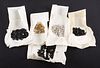 LOT OF 12 OLD STOCK BAGGED SWAROVSKI CRYSTALS, WEST