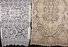 2 LACE TABLECLOTHS, EARLY 20TH C