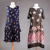 2 PRINTED DRESSES: 1 DAY & 1 PARTY, 1920s